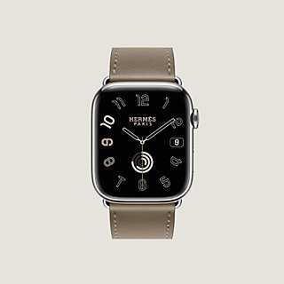 Band Apple Watch Hermès Single Tour 45 mm | Hermès Canada