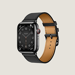 Hermes Apple Watch Bands | Infinity Loops, Bleu Lin / 42 / 44 / 45
