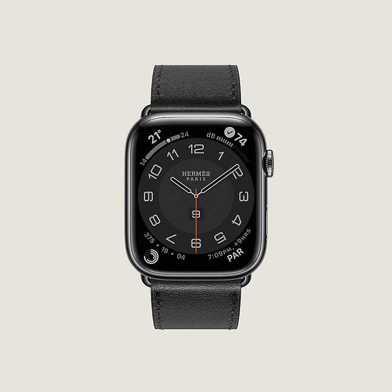 Band Apple Watch Hermès Single Tour 45 mm | Hermès UK