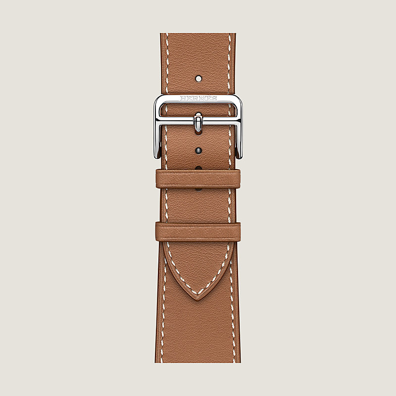 Band Apple Watch Hermes Single Tour 45 mm Attelage | Hermès USA