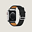 Band Apple Watch Hermes Single Tour 45&nbsp;mm Attelage, View: Back, back, view 2 of 4
