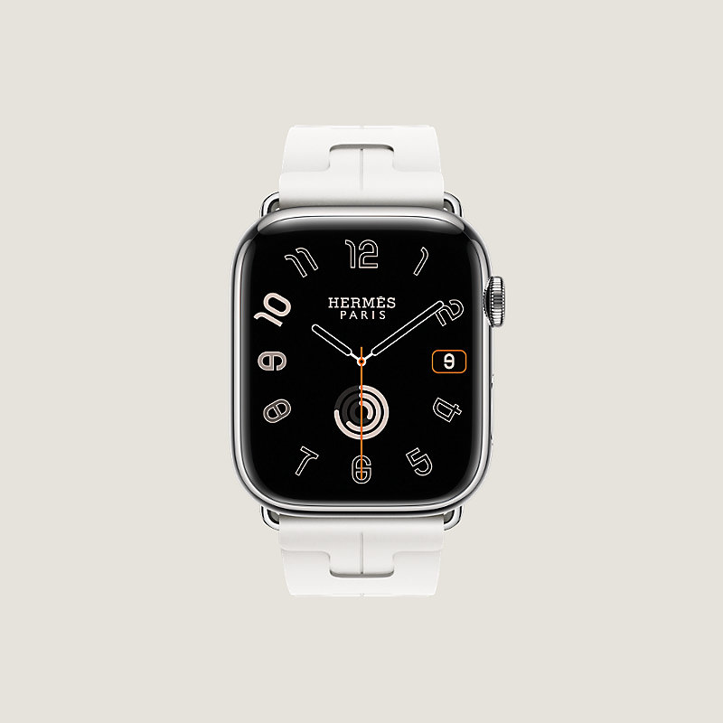 Band Apple Watch Hermès Single Tour 45 mm Deployment Buckle Kilim | Hermès  USA