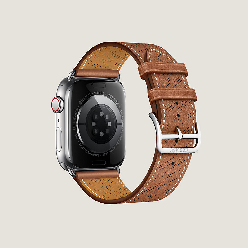 Band Apple Watch Hermès Single Tour 45 mm H Diagonal | Hermès Hong