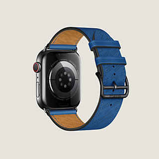 1161 Apple Watch HERMES ディアゴナル ブルー アップル-