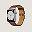 Band Apple Watch Hermes Single Tour 45&nbsp;mm&nbsp;Attelage, View: front, front, view 3 of 4