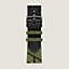 Band Apple Watch Hermes Single Tour 45&nbsp;mm&nbsp;Jumping, View: Flat, flat, view 1 of 4
