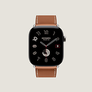 Band Apple Watch Hermès Single Tour 46 mm | Hermès USA