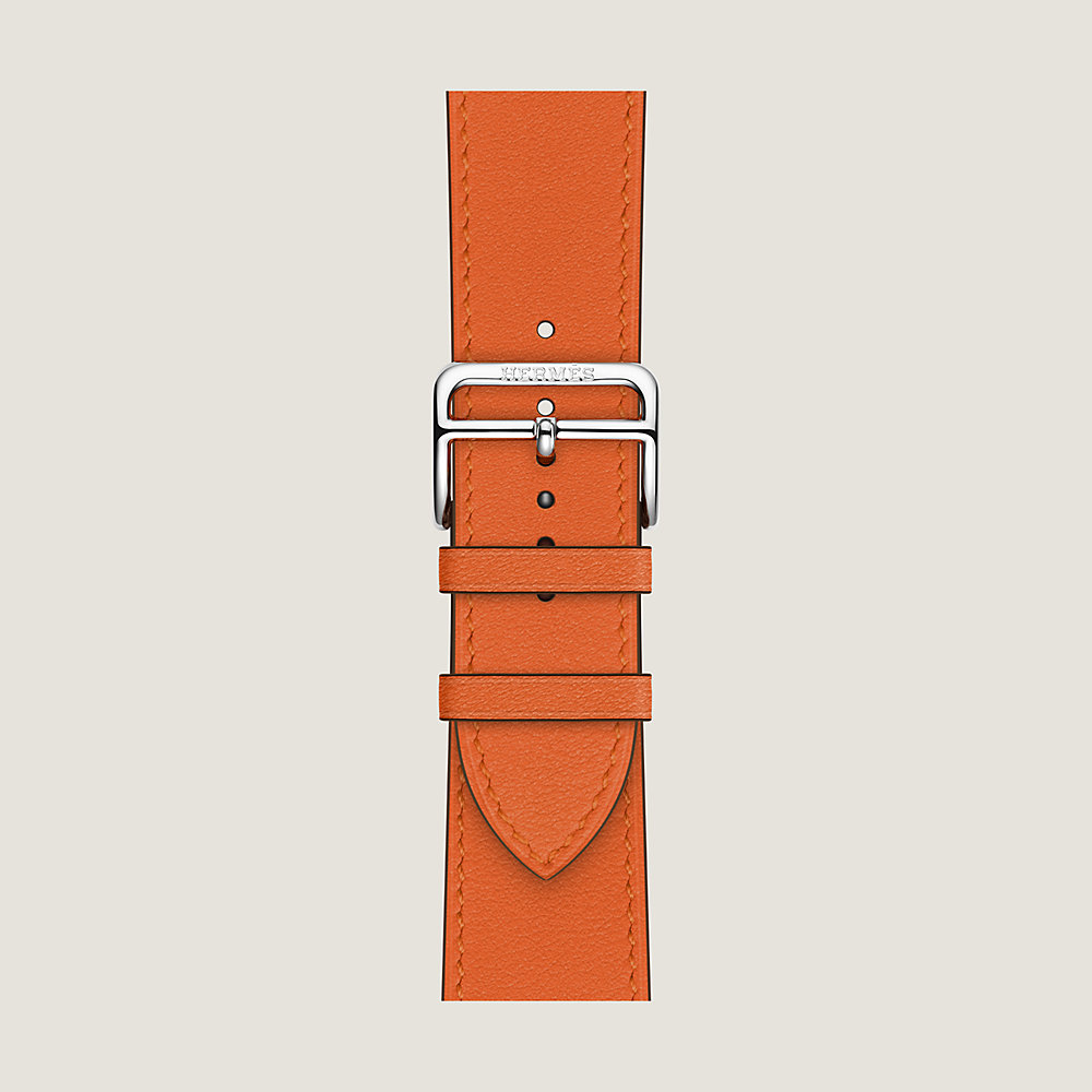 HERMES Apple watch シンプルトゥール オレンジ 40mm Band Apple Watch Hermès Single Tour 46 mm | Hermès USA