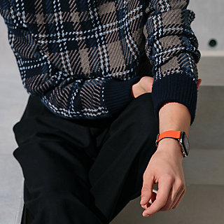Band Apple Watch Hermès Single Tour 46 mm | Hermès USA