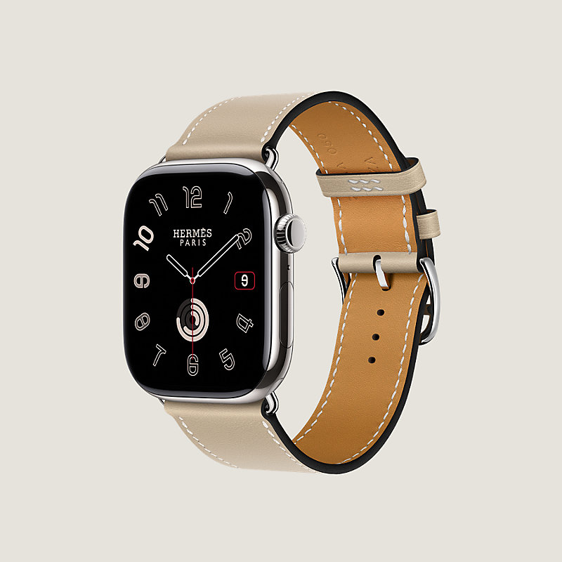 Band Apple Watch Hermès Single Tour 46 mm | Hermès USA