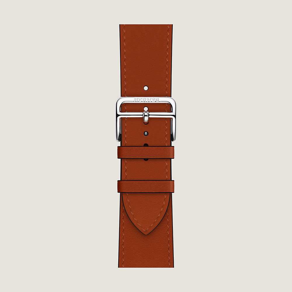 45㎜　Apple Watch エルメス　ブラウン　ドゥブルトゥール Apple Watch Hermès ドゥブルトゥール 《アピ》 42 mm | Hermès