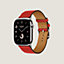 Band Apple Watch Hermès Single Tour 46&nbsp;mm, View: front, front, view 3 of 4