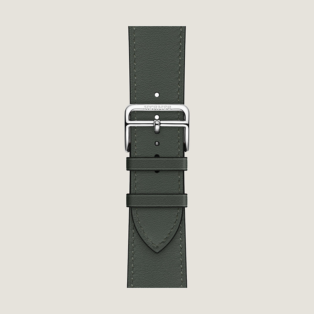1681 Apple Watch エルメス　インディゴ　ブラック　HERMES Band Apple Watch Hermès Single Tour 46 mm | Hermès USA