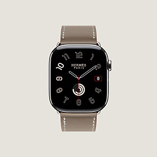 Band Apple Watch Hermès Single Tour 46 mm | Hermès USA