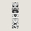 Band Apple Watch Hermès Single Tour 46&nbsp;mm Animaux Bandana, View: Flat, flat, view 1 of 4