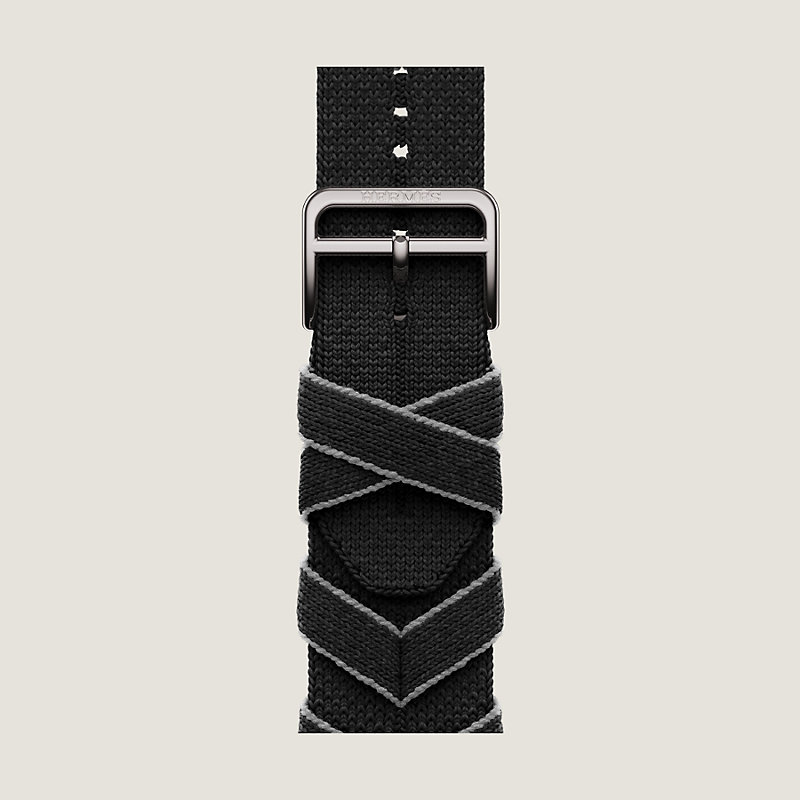 Band Apple Watch Hermès Single Tour 46 mm Bridon Lisere