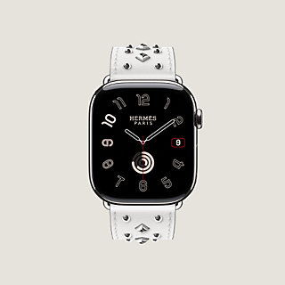 Band Apple Watch Hermès Single Tour 46 mm Clou Medor Rock | Hermès USA