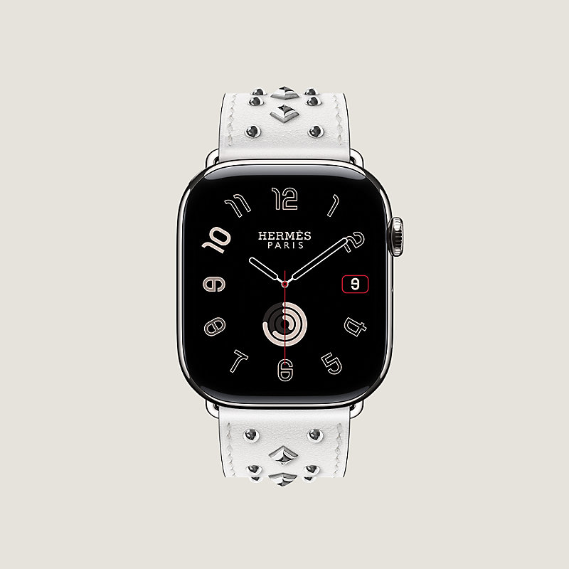 Band Apple Watch Hermès Single Tour 46 mm Clou Medor Rock | Hermès USA