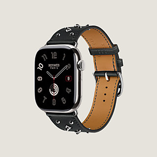 Band Apple Watch Hermès Single Tour 46 mm Clou Medor Rock | Hermès USA