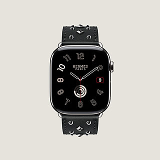 Band Apple Watch Hermès Single Tour 46 mm Clou Medor Rock | Hermès USA