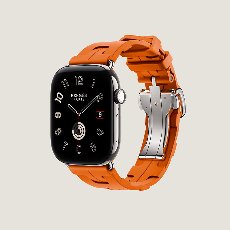 Band Apple Watch Hermès Single Tour 46&nbsp;mm Deployment Buckle Kilim, View: , view 3 of 4