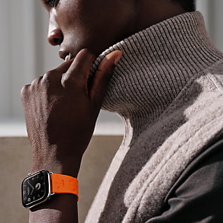 Band Apple Watch Hermès Single Tour 46 mm Deployment Buckle Kilim