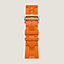 Band Apple Watch Hermès Single Tour 46&nbsp;mm Deployment Buckle Kilim, View: Flat, flat, view 1 of 4