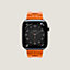 Band Apple Watch Hermès Single Tour 46&nbsp;mm Deployment Buckle Kilim, View: front, front, view 4 of 4