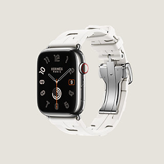 ◆大人気◆HERMES Apple Watch Single Tour 42mm キリム Apple Watch Hermès - 42mmケース用キリム（黒）シンプル