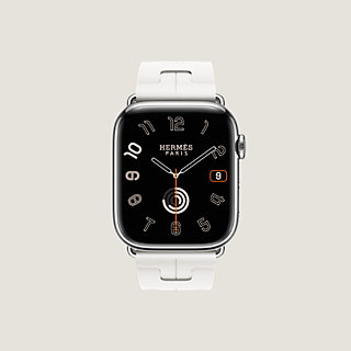 HERMES ラバーバンド Band Apple Watch Single Tour 46mm Kilim Apple Watch Hermès - 46mm Bleu de France Kilim Single Tour