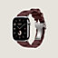 Band Apple Watch Hermès Single Tour 46&nbsp;mm Deployment Buckle Kilim, View: front, front, view 3 of 4