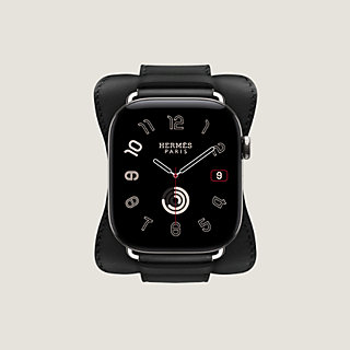 Band Apple Watch Hermès Single Tour 46 mm En Selle | Hermès USA