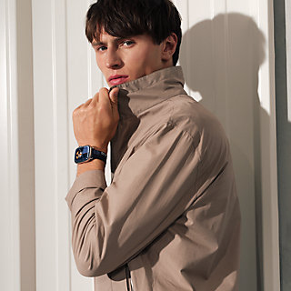 Band Apple Watch Hermès Single Tour 46 mm Faubourg Party | Hermès