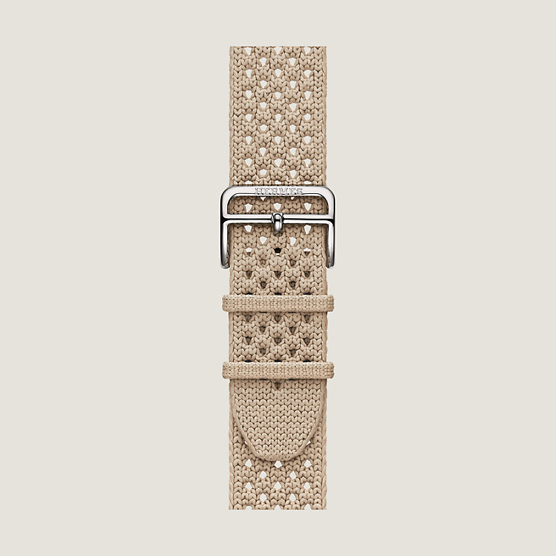 Band Apple Watch Hermès Single Tour 46 mm Neo Tricot | Hermès USA