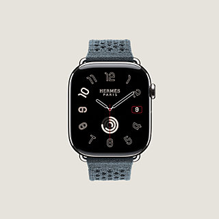 Band Apple Watch Hermès Single Tour 46 mm Neo Tricot | Hermès USA