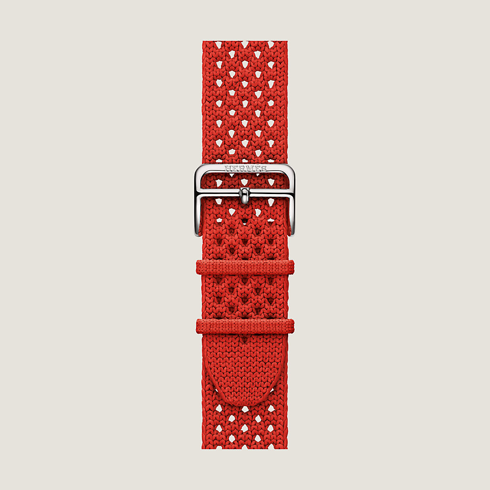 Band Apple Watch Hermès Single Tour 46 mm Neo Tricot | Hermès USA