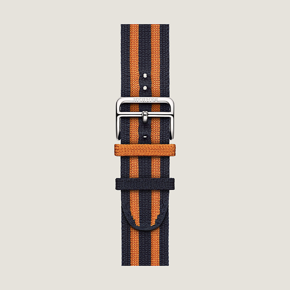 Band Apple Watch Hermès Single Tour 46 mm Rocabar Club | Hermès USA