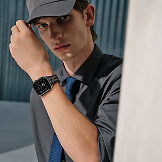Band Apple Watch Hermès Single Tour 46 mm Rocabar Club | Hermès USA