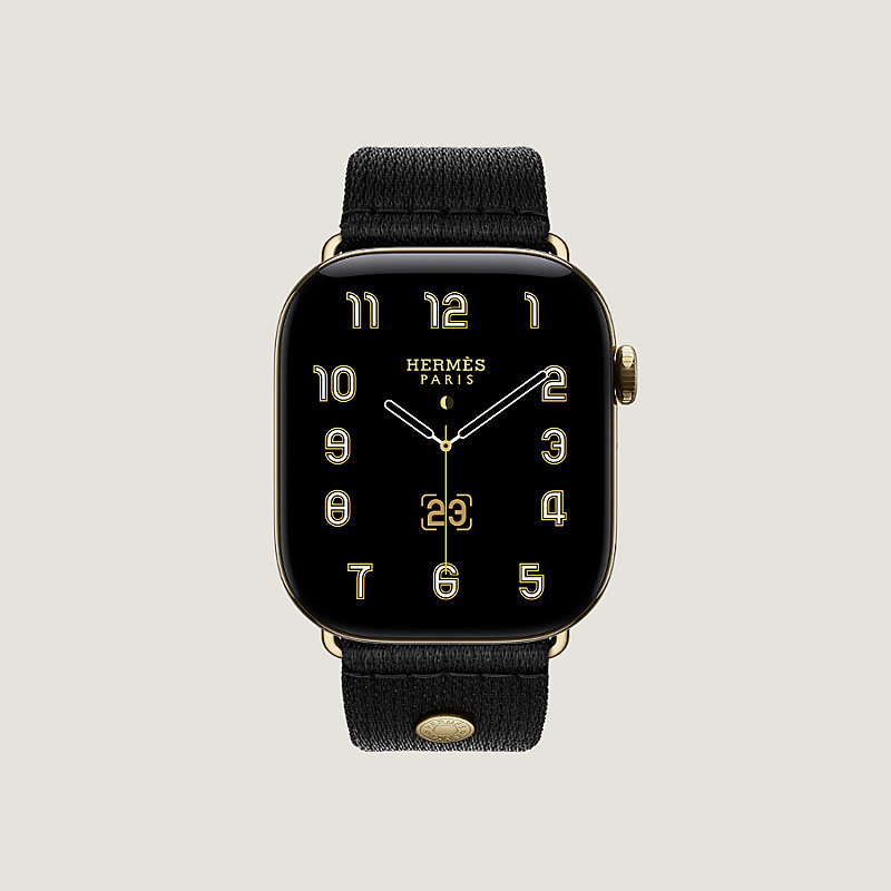 Band Apple Watch Hermès Single Tour 46&nbsp;mm Sangle Satin, View: , view 4 of 4