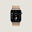 Band Apple Watch Hermès Single Tour 46&nbsp;mm Toile H, View: front, front, view 4 of 4
