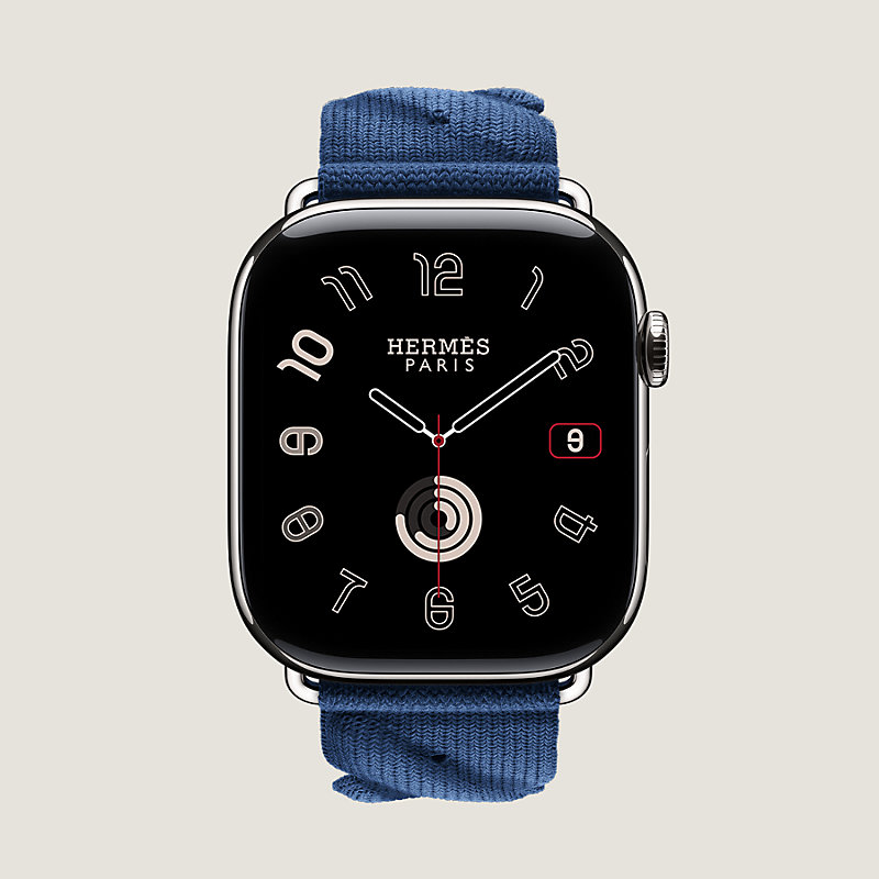 Band Apple Watch Hermès Single Tour 46 mm Torsade | Hermès USA