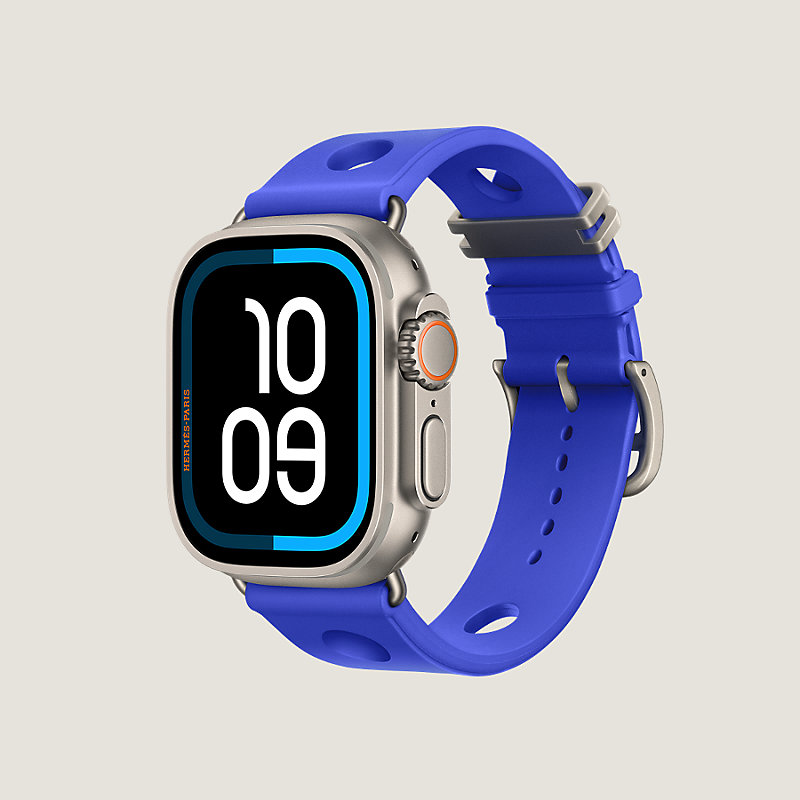 Band Apple Watch Hermès Single Tour 49 mm Scub'H Diving | Hermès USA