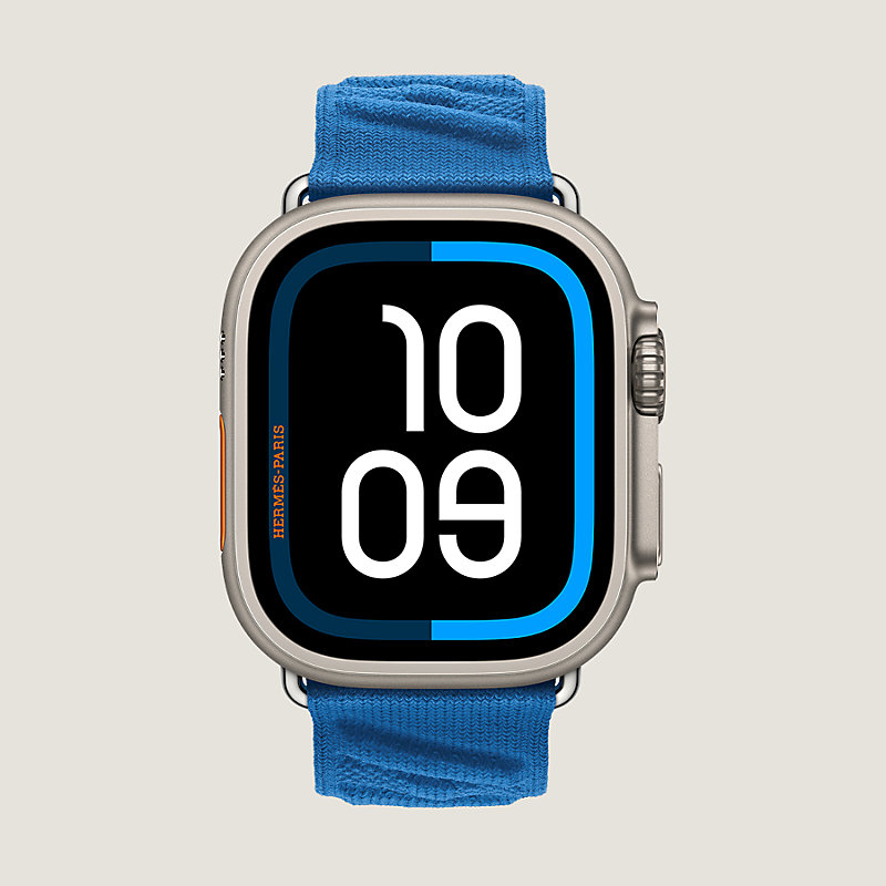 Band Apple Watch Hermès Ultra Single Tour 49 mm En Mer Hermès Canada