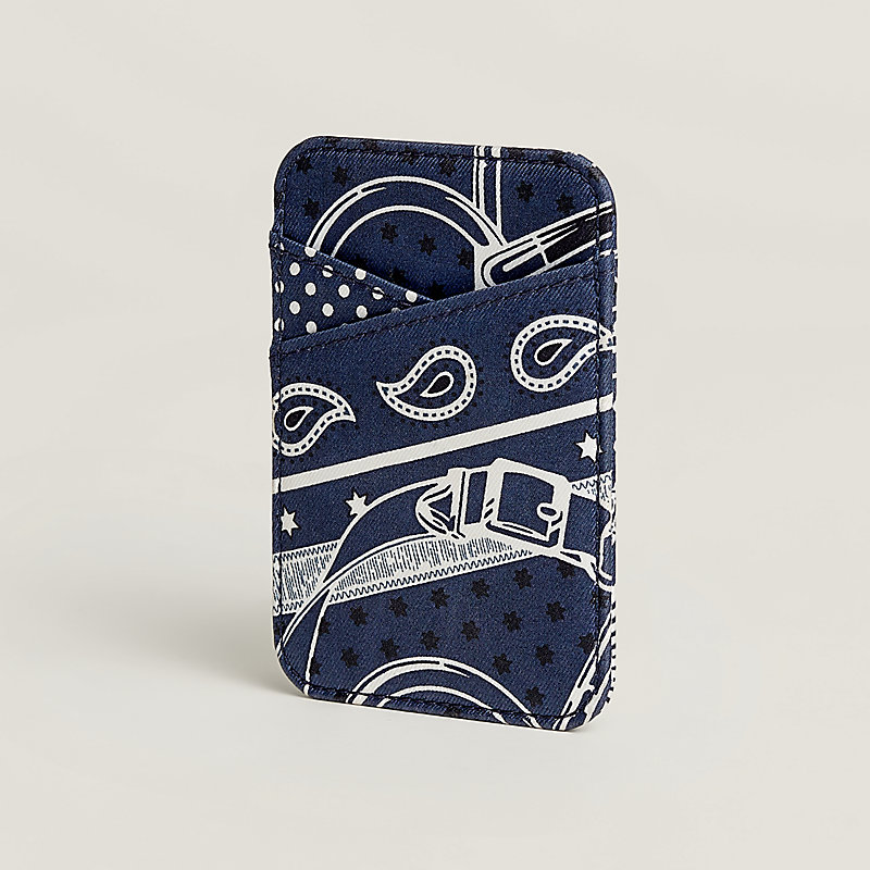"Bandana Eperon d'Or" MagSafe card holder