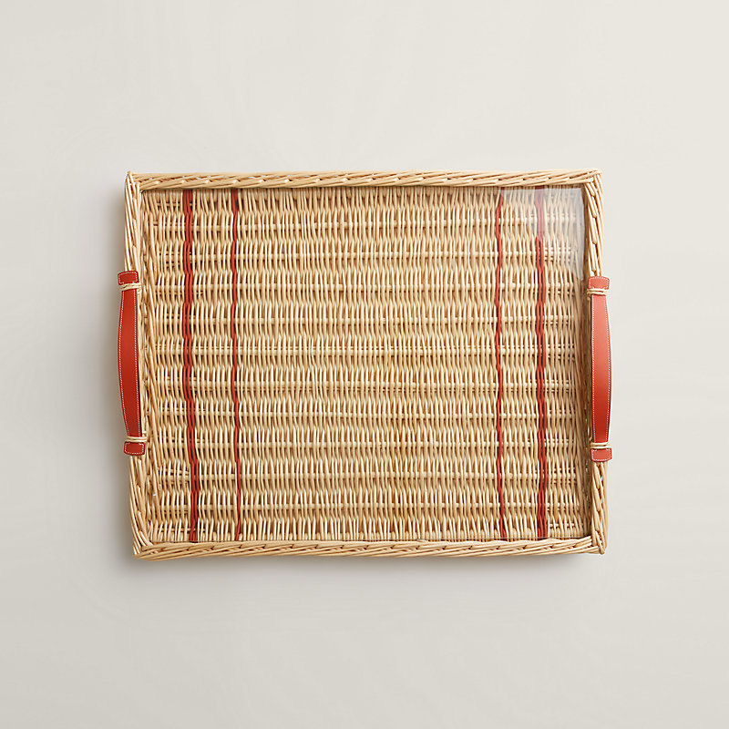 Bandeja rectangular Oseraie Color, tamaño mediano