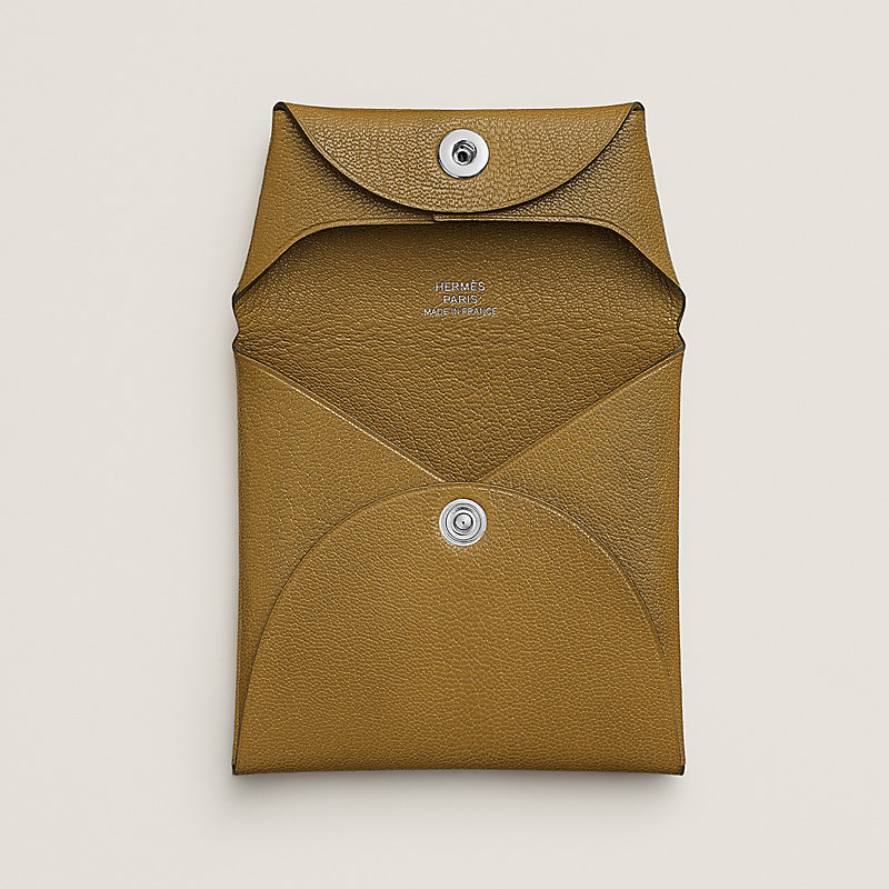 Bastia change purse - Beige | Hermès Singapore