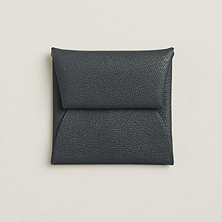 Bastia verso change purse - Grey | Hermès UAE Bastia verso change purse - Grey | Hermès UAE