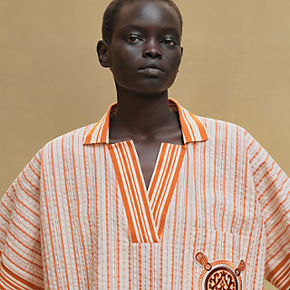 Beach shirt - White | Hermès USA