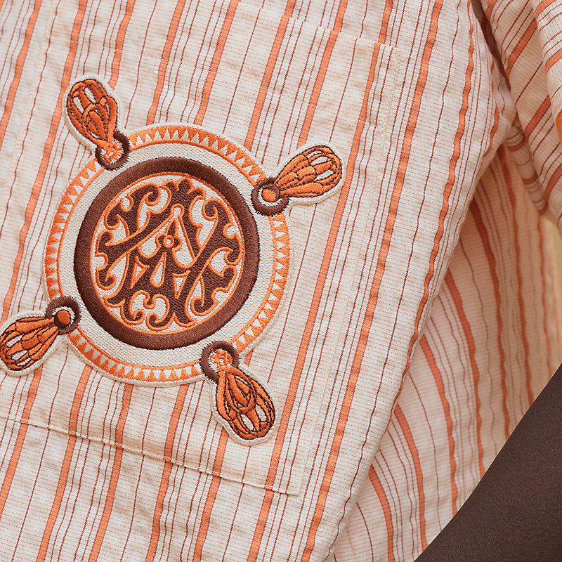 【軽やか◇】お洒落な雰囲気が叶う！ HERMES ビーチチュニック Beach shirt | Hermès USA