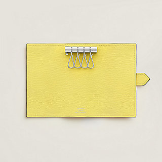【HERMES】Bearn key ring ベアンキーリング Orange Minium Authentic HERMES Carmen GM Key Ring Charm Orange Leather